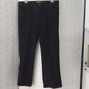 Women’s Black Straight-Leg Jeans  #683